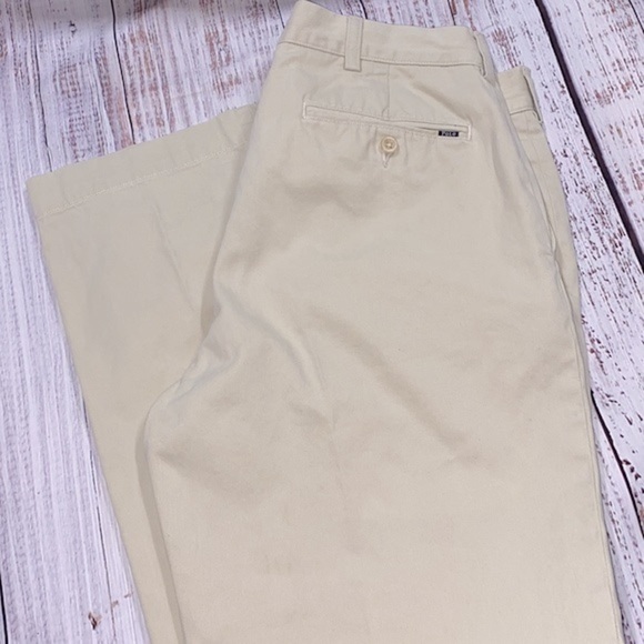 Polo Ralph Lauren classic fit blue label tan chino pants size 34x34a - Picture 9 of 11